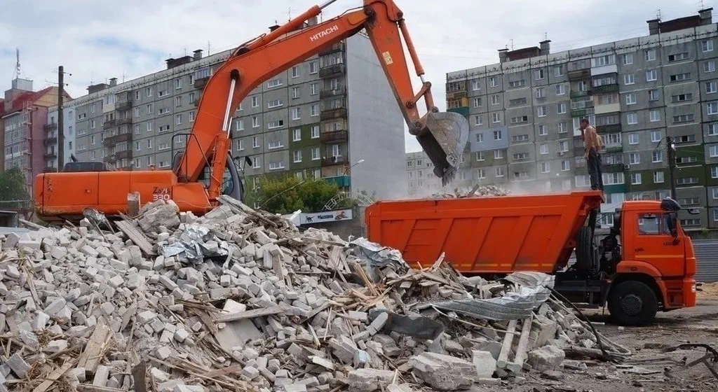 Профессиональный вывоз строительного мусора в Донском в октябре