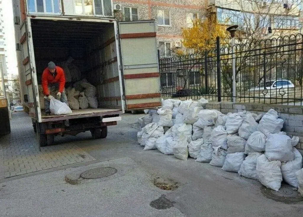 Вывоз мусора после переезда в Донском в октябре